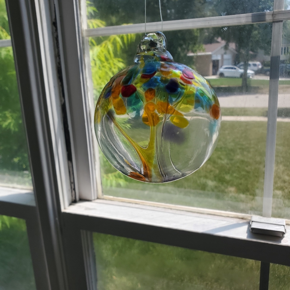 Kitras Tree Of Enchantment Handblown Glass Ornament